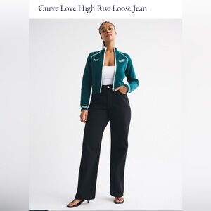 Abercrombie Curve Love Loose Jean